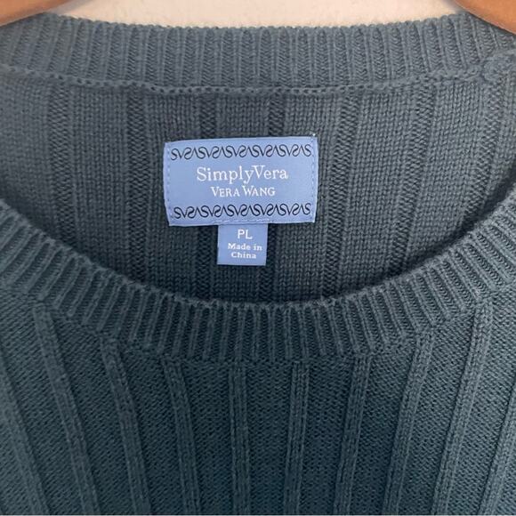 Y2K Blue Ribbed Sweater with Hardware Details - Picture 2 of 6